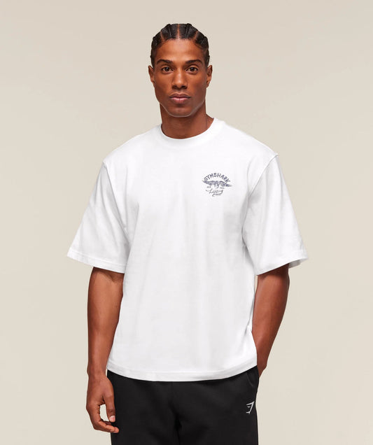 GS Heritage Lifting Club Tee – Classic White