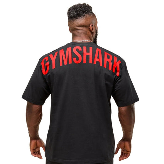 GS Oversized Performance T-Shirt – Jet Black