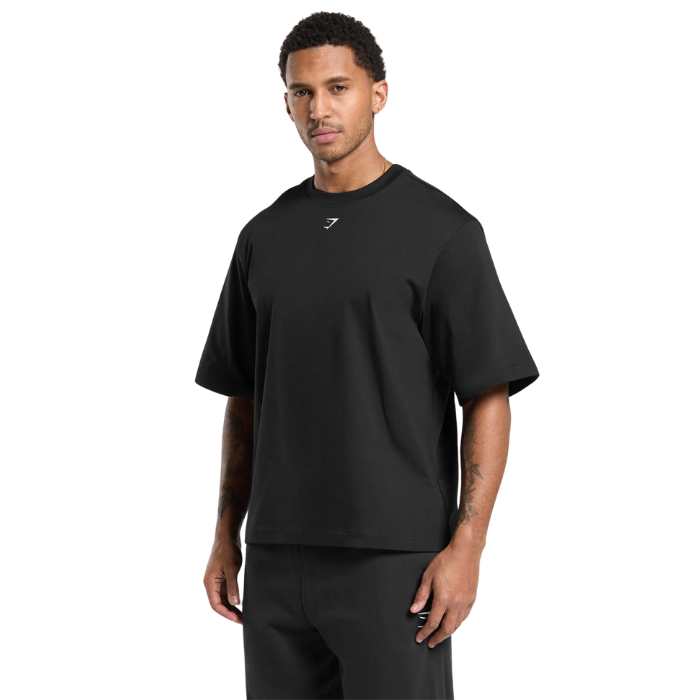 GS Statement Oversized Tee – Onyx Black