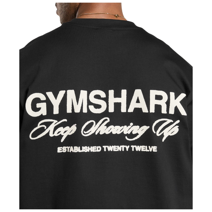 GS Statement Oversized Tee – Onyx Black